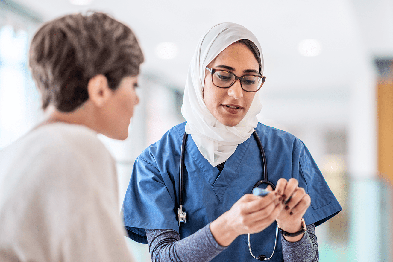 Patient with their specialty provider
